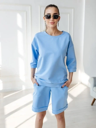 Костюм домашний с шортами спортивный