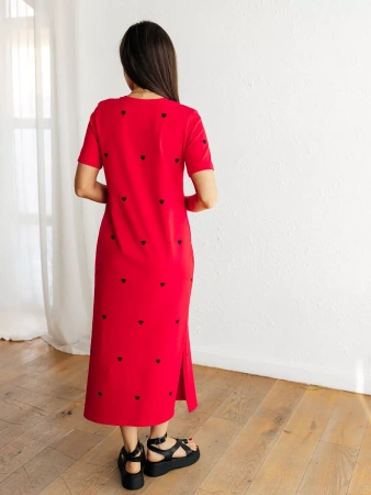 Платье женское трикотажное праздничное ПЛК609