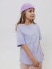 Футболка для девочки оверсайз с принтом хлопок