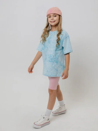 Футболка для девочки оверсайз хлопок