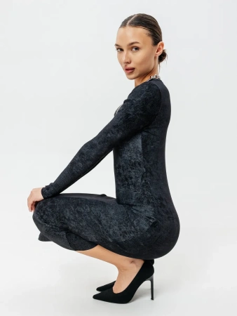 Платье праздничное вечернее лапша трикотажное ПЛК648