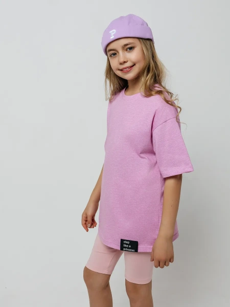 Футболка для девочки с принтом хлопок летняя пляжная