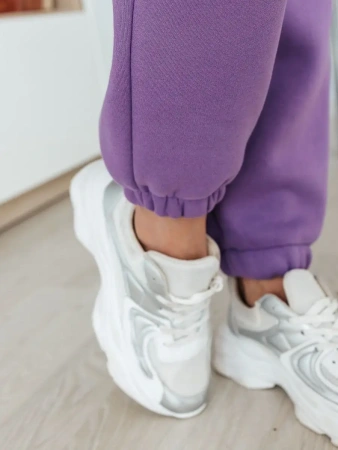 Спортивный костюм с начесом оверсайз кроя зимний