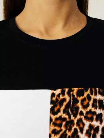 Платье женское трикотажное с длинным рукавом