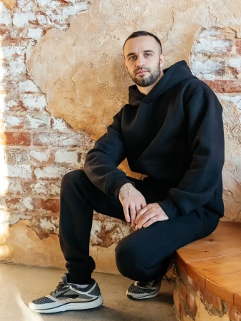 Костюм оверсайз теплый повседневный Костюм оверсайз теплый повседневный