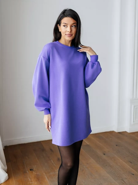 Платье женское оверсайз с длинным рукавом туника ТФ543