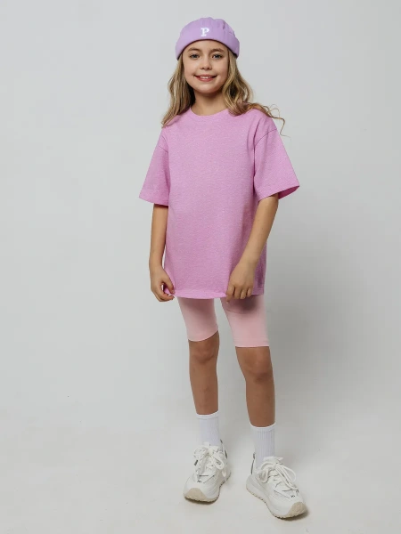 Футболка для девочки с принтом хлопок летняя пляжная