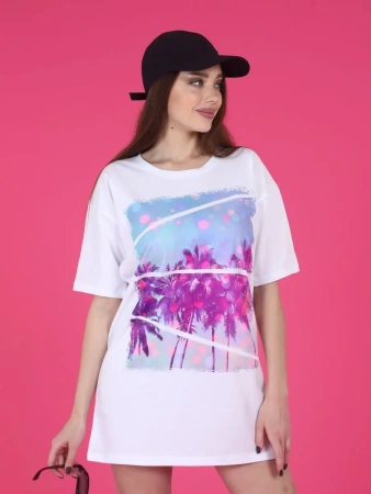 Туника платье домашнее повседневное больших размеров