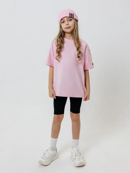 Футболка для девочки с принтом хлопок летняя пляжная