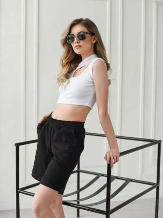 Шорты спортивные женски летние одежда бермуды