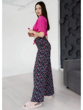 Пижама с штанами брючная большие размеры