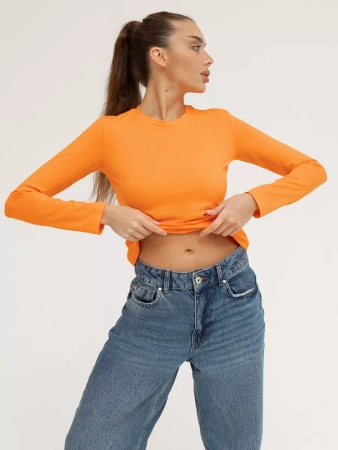 Лонгслив женский облегающий дк540