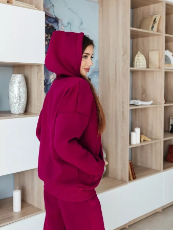 Спортивный костюм с начесом оверсайз кроя зимний