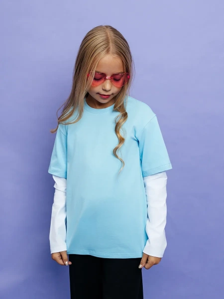 Лонгслив для девочки кофта нарядная с длинным рукавом