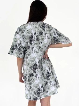 Трикотажное платье туника домашняя одежда