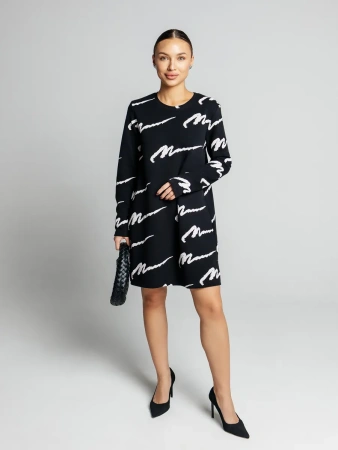 Платье женское трикотажное трапеция повседневное ПЛИ577