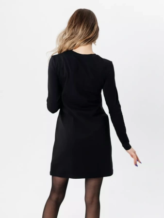 Платье женское трикотажное с длинным рукавом