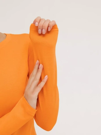 Лонгслив женский облегающий дк540