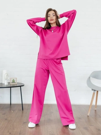 Спортивный костюм женский брючный больших размеров КФ524