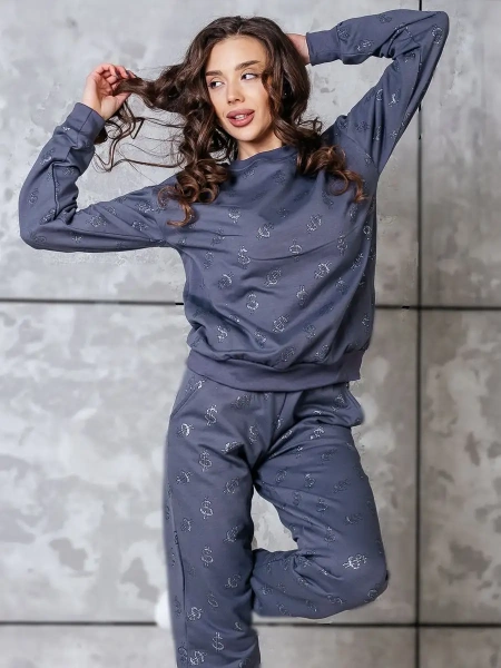 Костюм спортивный женски оверсайз домашняя одежда