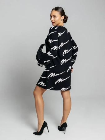 Платье женское трикотажное трапеция повседневное ПЛИ577