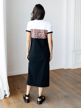 Платье женское трикотажное больших размеро хлопок ПЛК569