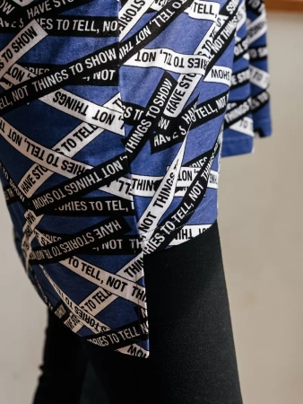 Туника женска оверсайз домашняя с принтом платье