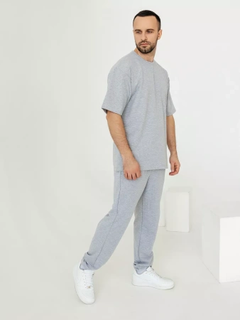 Домашний костюм мужской с брюками трикотажный хлопок