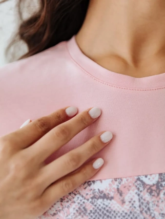 Платье женское трикотажное больших размеров длинное ПЛК569