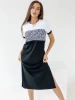 Платье женское трикотажное больших размеров миди ПЛК569