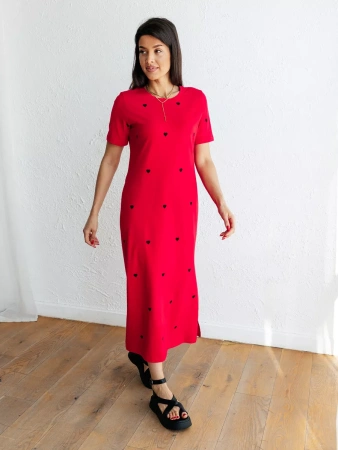 Платье женское трикотажное праздничное ПЛК609