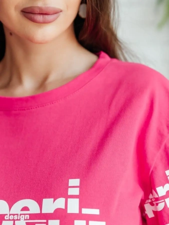 Туника домашняя больших размеров с принтом