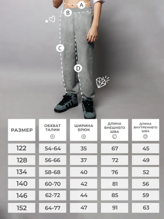 Брюки для мальчика спортивные джоггеры с карманами