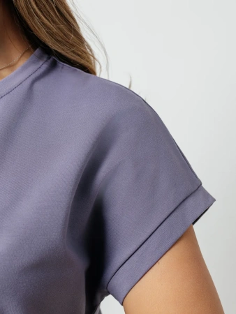 Платье женское летнее трикотажное больших размеров длинное