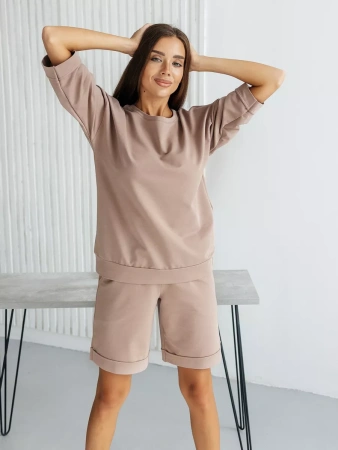 Костюм домашний с шортами спортивный