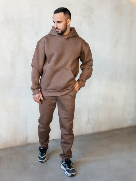 Костюм повседневный оверсайз теплый