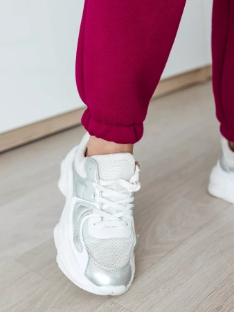 Спортивный костюм с начесом оверсайз кроя зимний