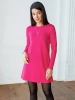 Платье розовое женское трикотажное повседневное ПЛМ607