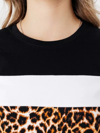 Платье женское трикотажное с длинным рукавом