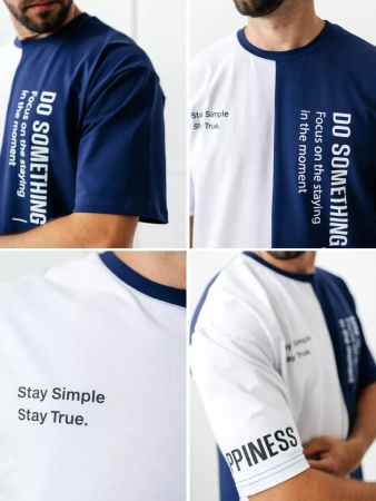 Футболка мужская оверсайз больших размеров