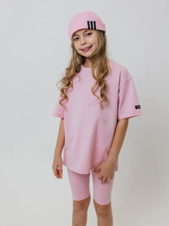 Футболка для девочки с принтом хлопок летняя пляжная