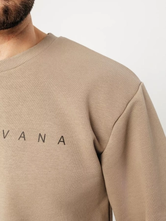 Свитшот мужской с принтом больших размеров