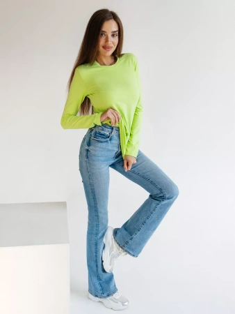 Лонгслив женский облегающий дк540