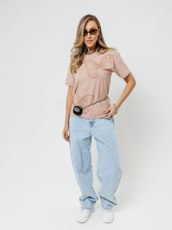 Футболка женская нарядная блузка больших размеров