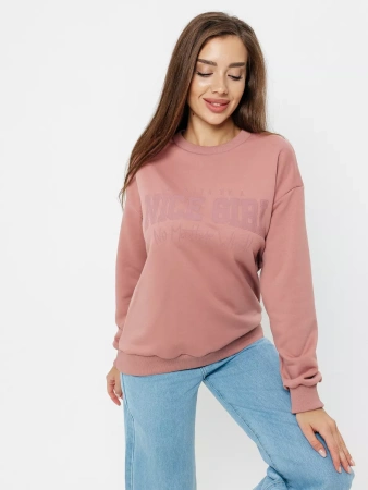 Свитшот женский толстовка больших размеров кофта ДФ579