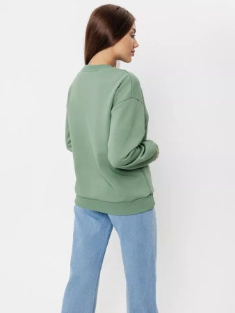 Свитшот женский толстовка больших размеров кофта ДФ579