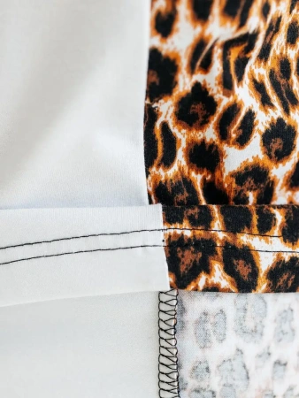 Футболка хлопок с принтом летняя больших размеров