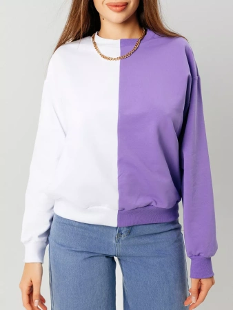 Свитшот женский толстовка больших размеров кофта ДФ581