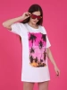 Футболка туника оверсайз