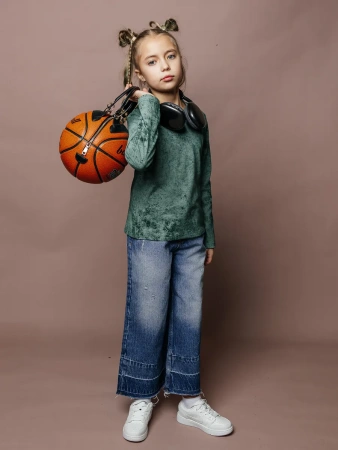 Лонгслив для девочки варенка